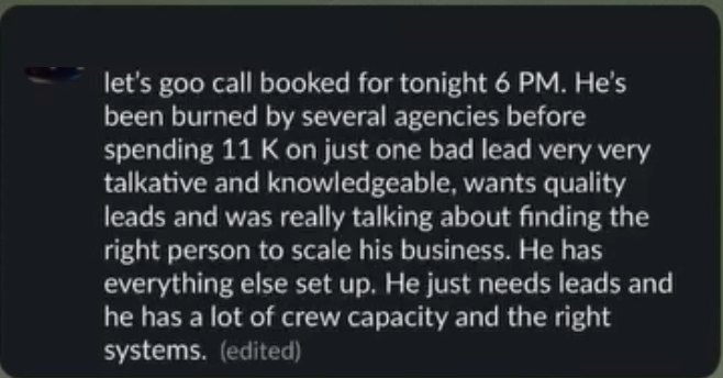 Inner circle member booking calls
