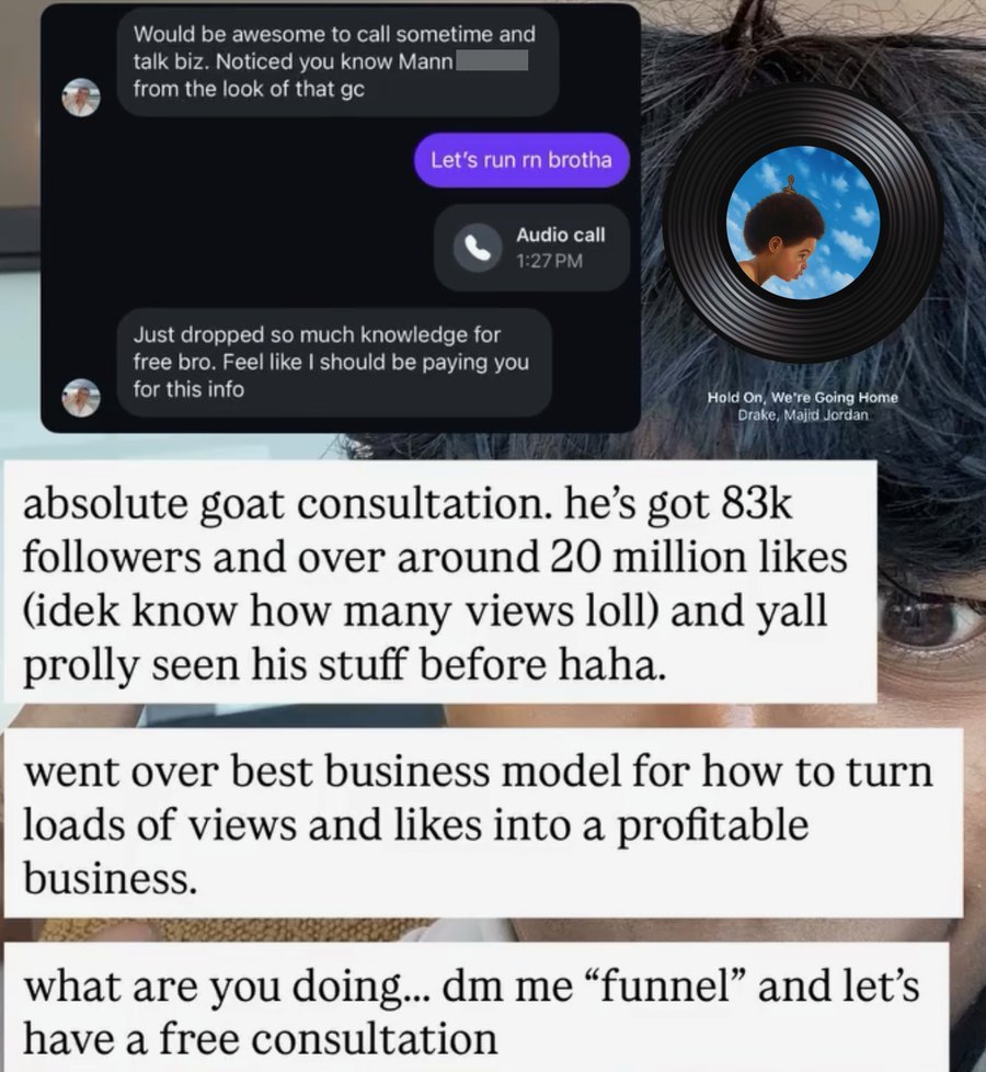 Call recap with a creator